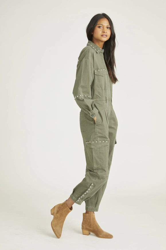 Jumpsuit X Olive Studded-Jumpsuit & Rompers-Driftwood-S-Urbanheer