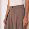 Nikki Wide-Leg High-Waist Trousers with Front Pleats