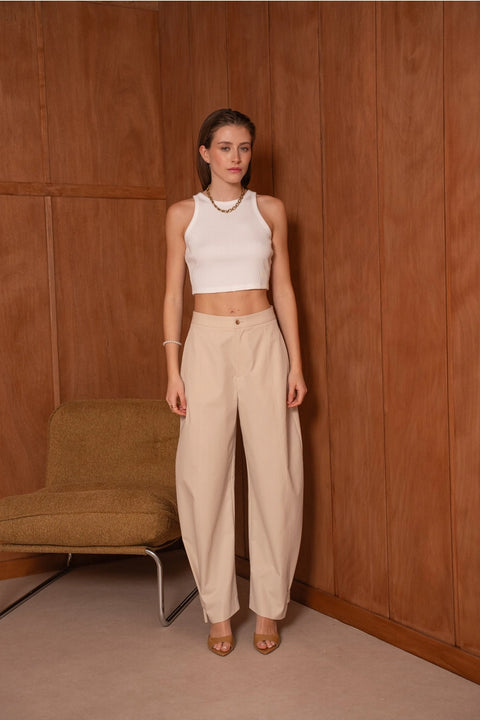 Urban Balloon Pants with A Tie At the Hem