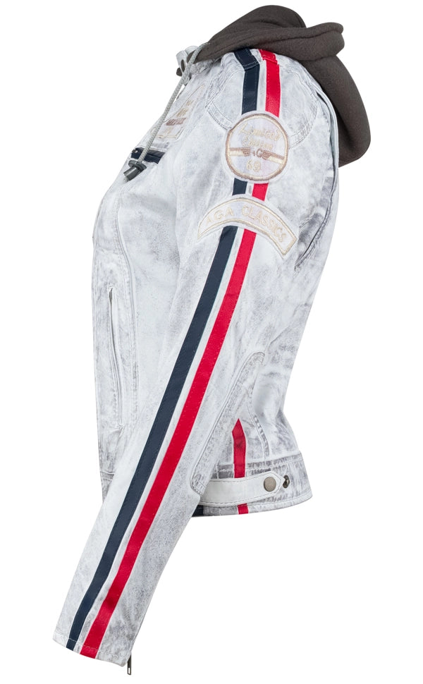 Urban 5884 Sixty-Six Ladies Biker Jacket Craft Gray-Urban 5884-Craft Grey-XS-Urbanheer