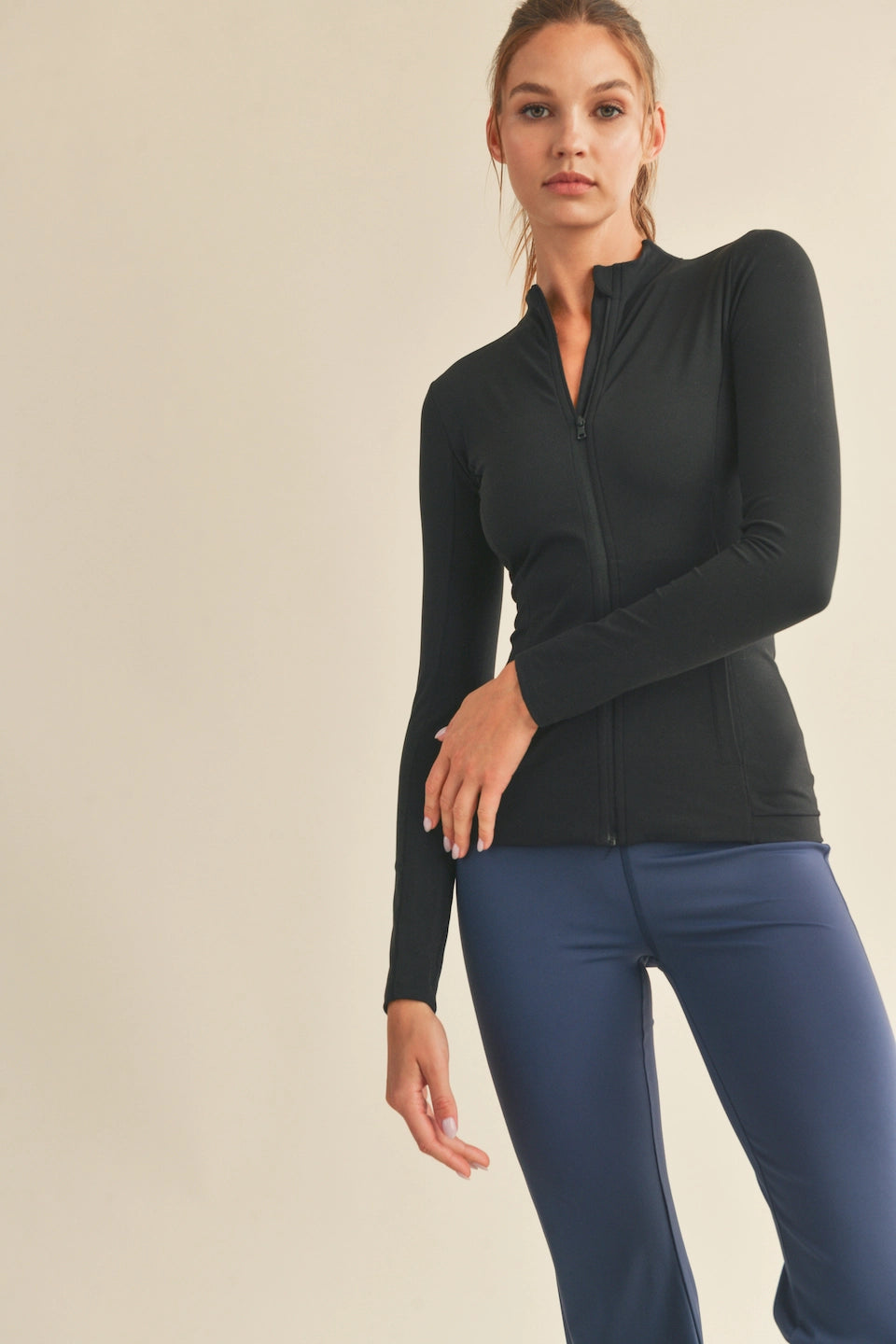 Butter Soft Fitted Jacket With Pockets-Clothing - Women-Kimberly C-Black-S-Urbanheer