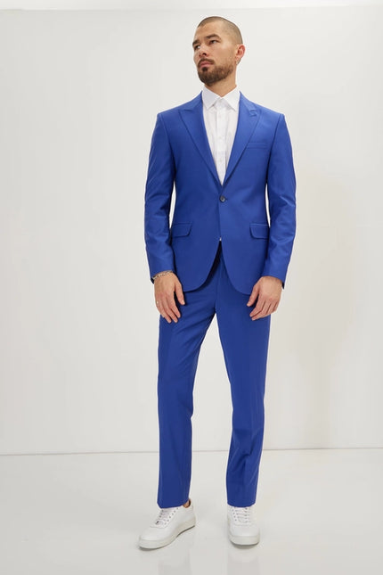 Super 120S Merino Wool Single Breasted Suit - Reflex-Suit Jacket and Pants-Ron Tomson-50-Urbanheer