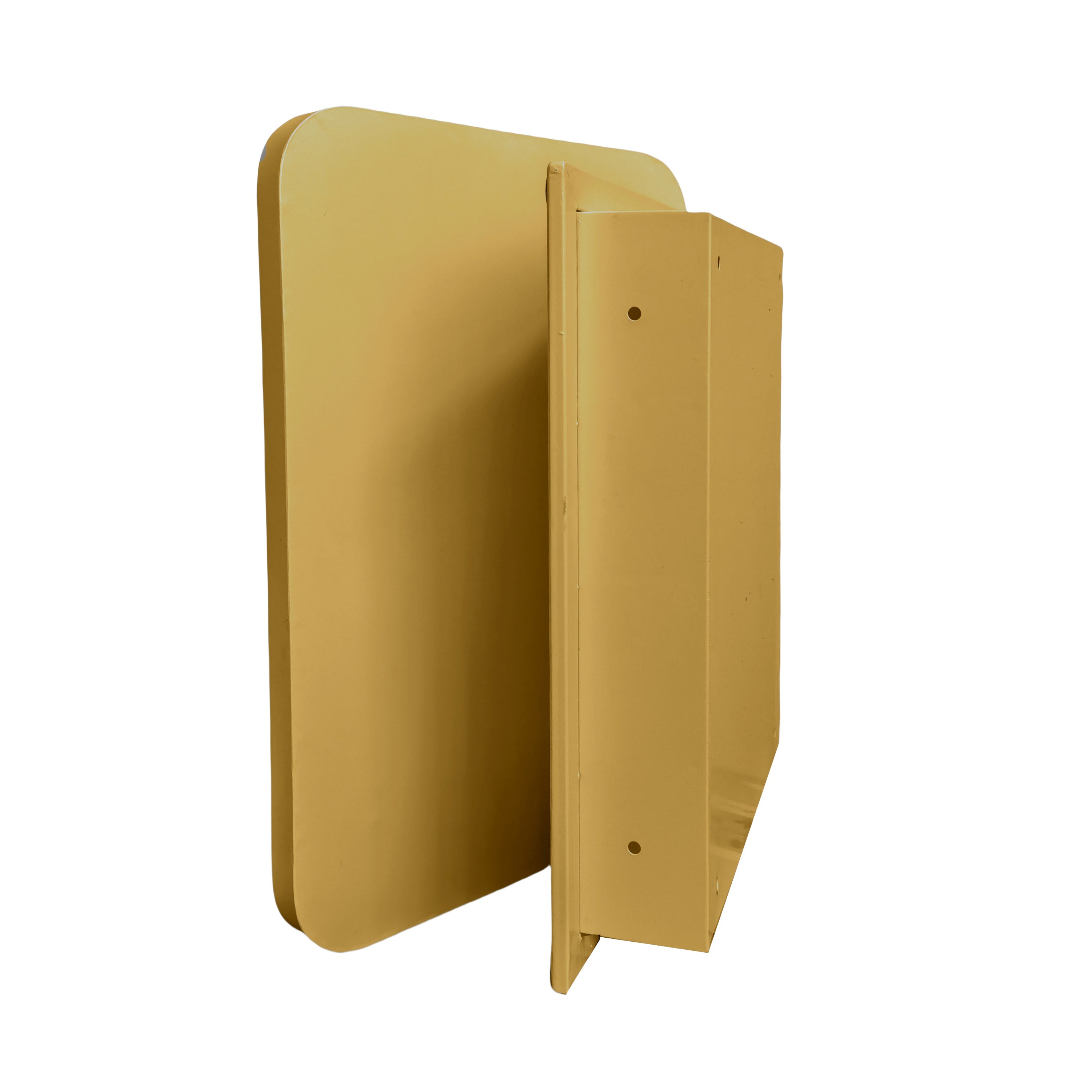 16x24 Inch Recessed Metal Framed Medicine Cabinet with Mirror and Adjustable Shelves Wall Mirror-UH Decor-Default-Urbanheer