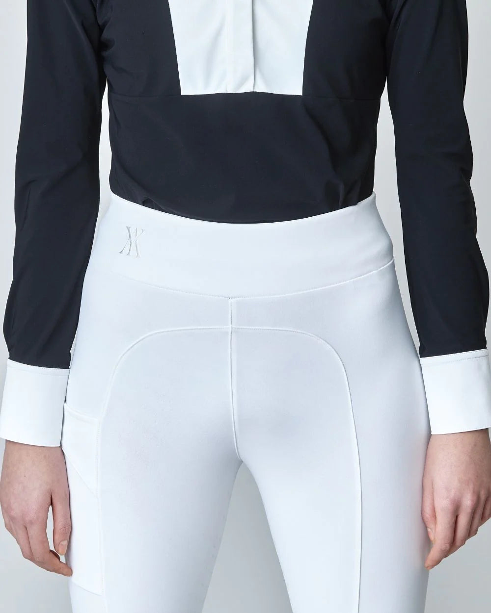 Сompression Pull-On Riding Breeches White-Breeches-Yagya-White-S-Urbanheer