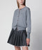 Vivienne Westwood Bea cotton and cashmere cardigan in dark grey