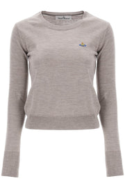 Grey Vivienne Westwood Bea Cardigan With Logo Embroidery-Vivienne Westwood-XS-Urbanheer