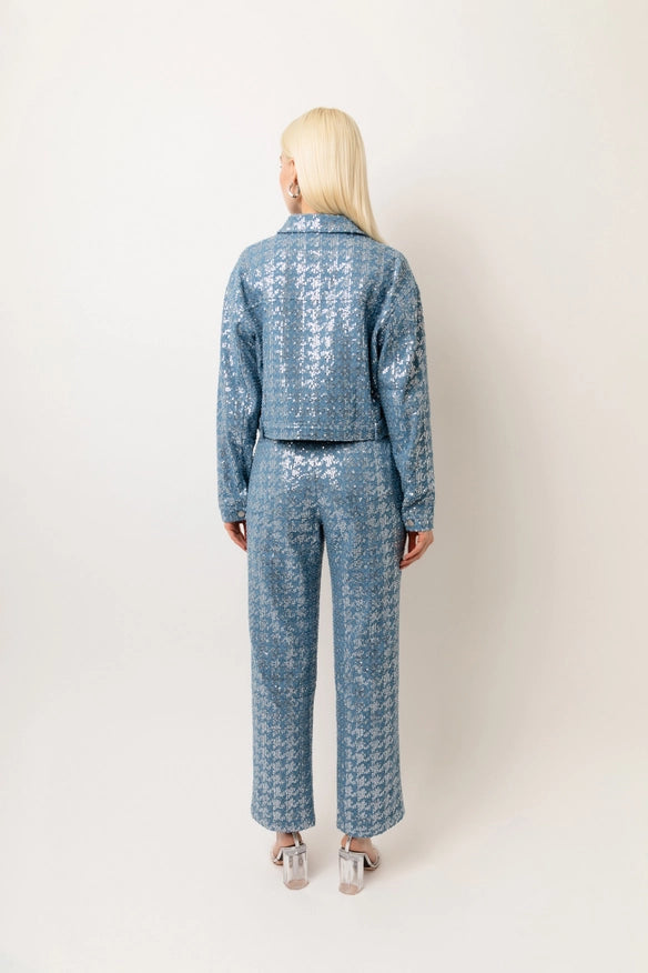 Bambi Sequin Embellished Straight Leg Denim Pants-Pants-Amy Lynn-S-Urbanheer