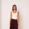 Nikki Wide-Leg High-Waist Trousers with Front Pleats
