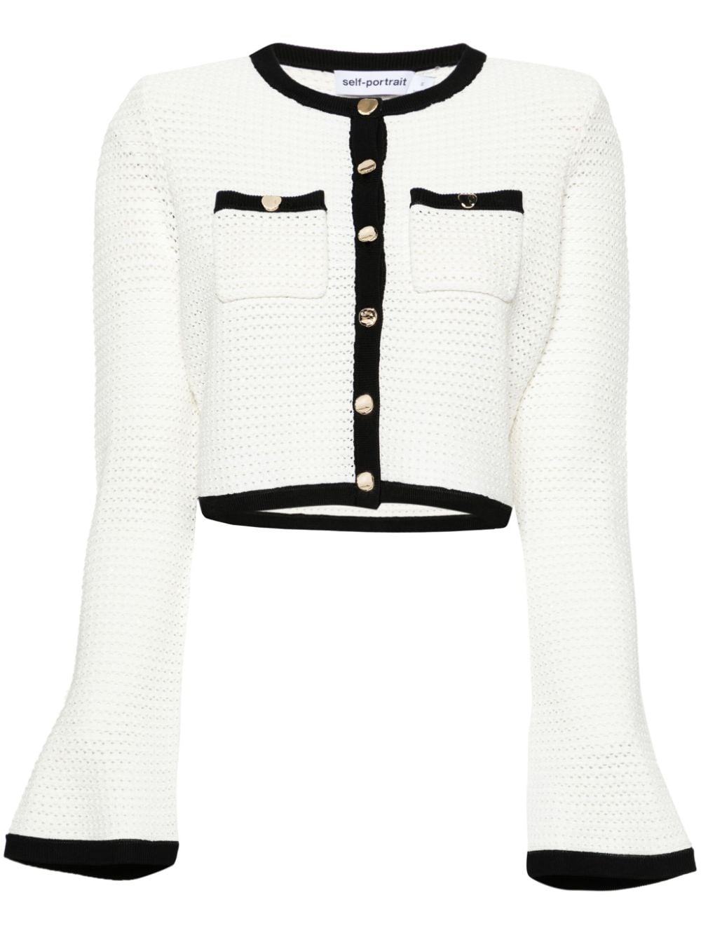 Self-portrait Sweaters White-Topwear-Self-Portrait-L-Urbanheer