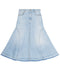 Ganni Flared denim skirt