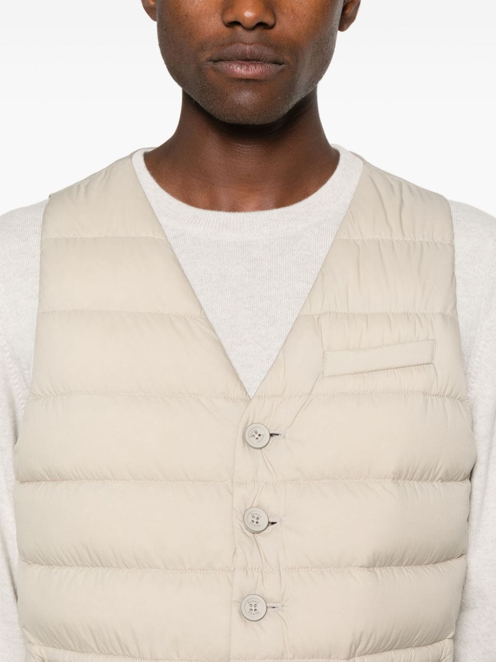 Herno Jackets Beige-Vests-Herno-52-Urbanheer