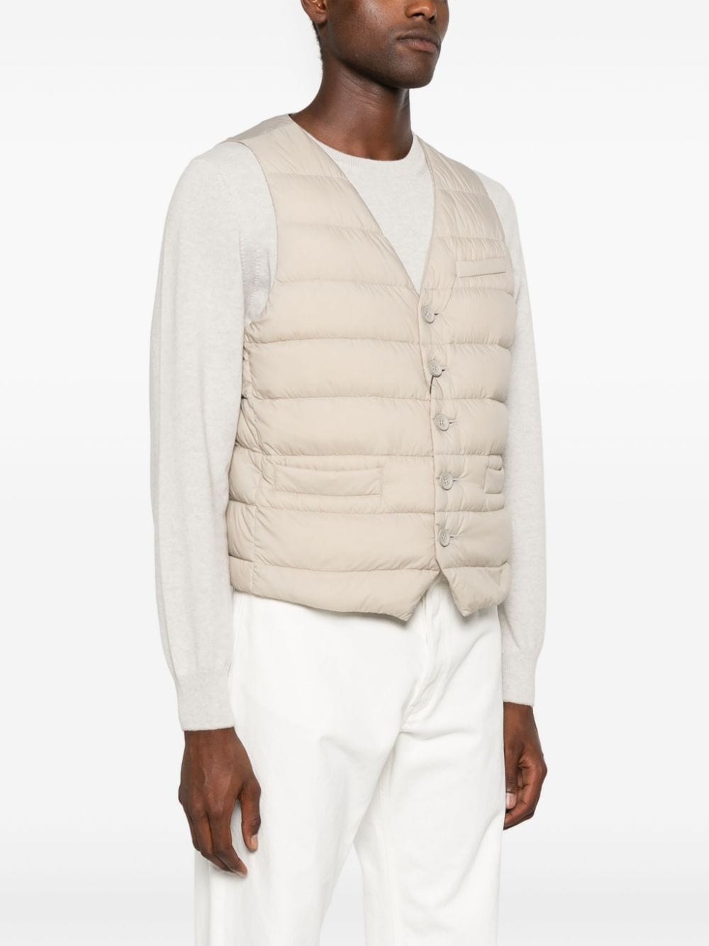 Herno Jackets Beige-Vests-Herno-52-Urbanheer