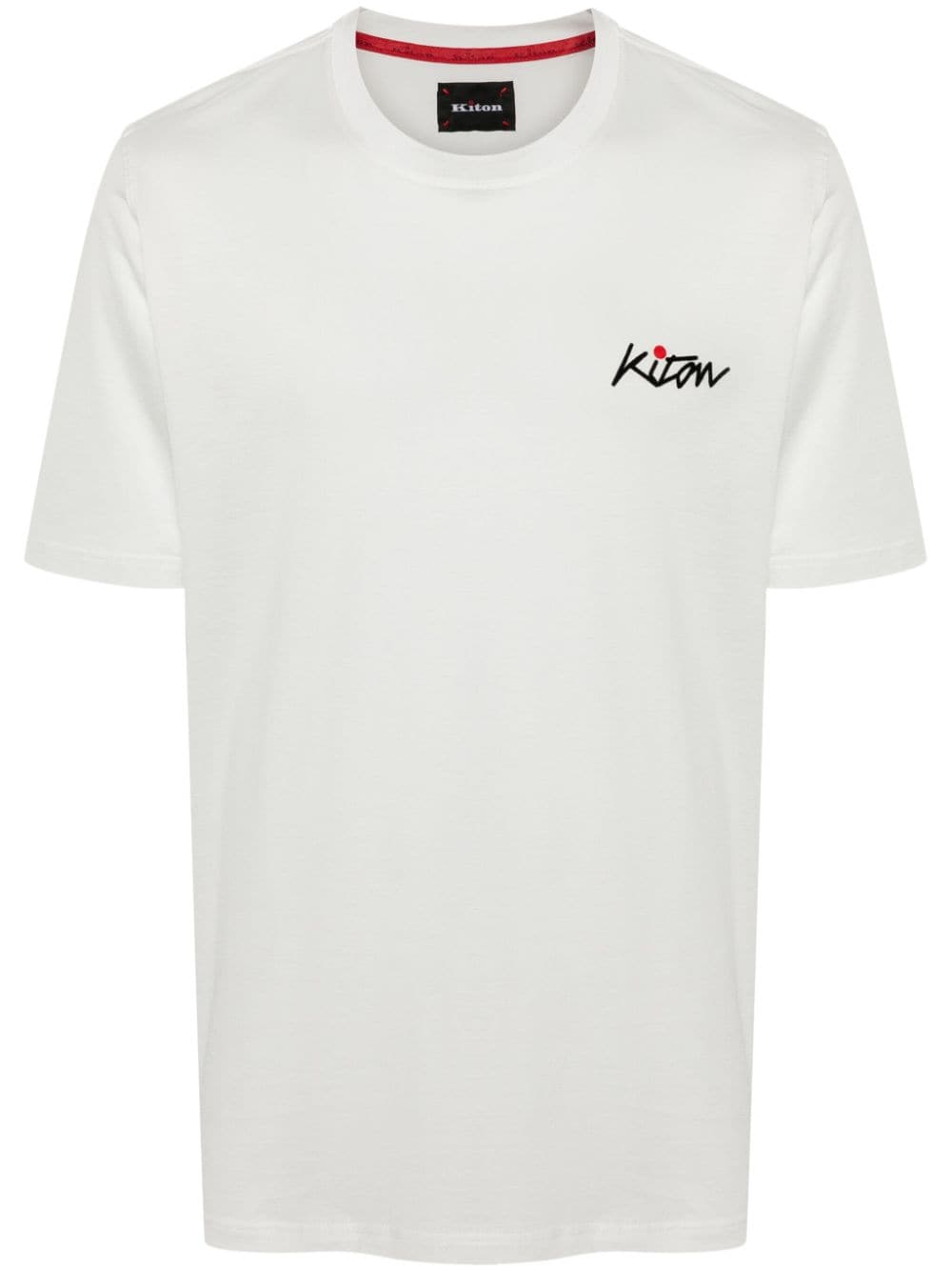 Kiton T-shirts and Polos White-Topwear-Kiton-L-Urbanheer