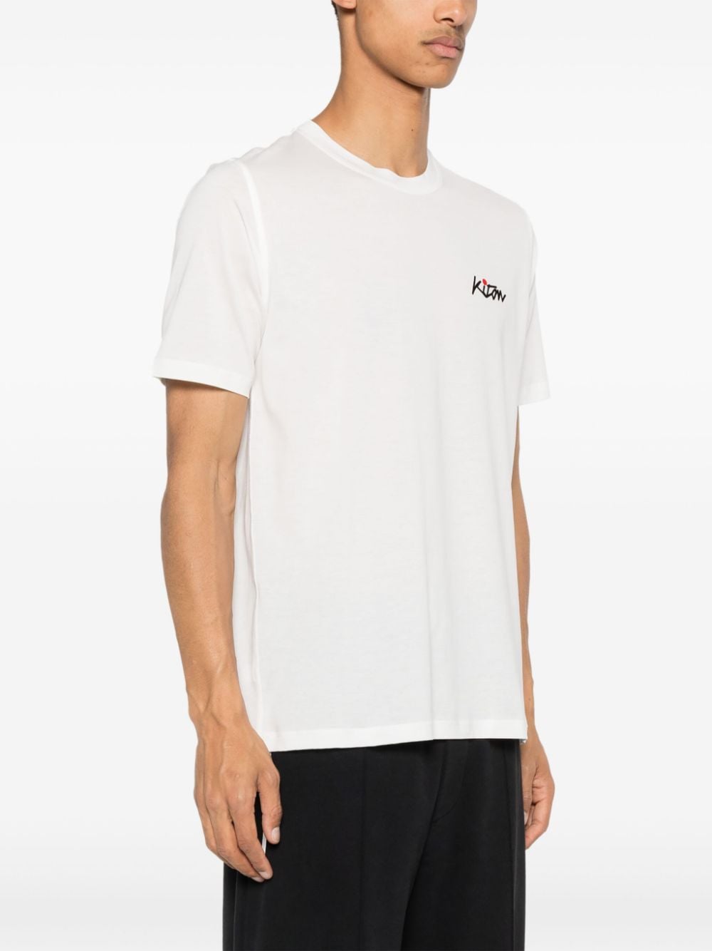 Kiton T-shirts and Polos White-Topwear-Kiton-L-Urbanheer