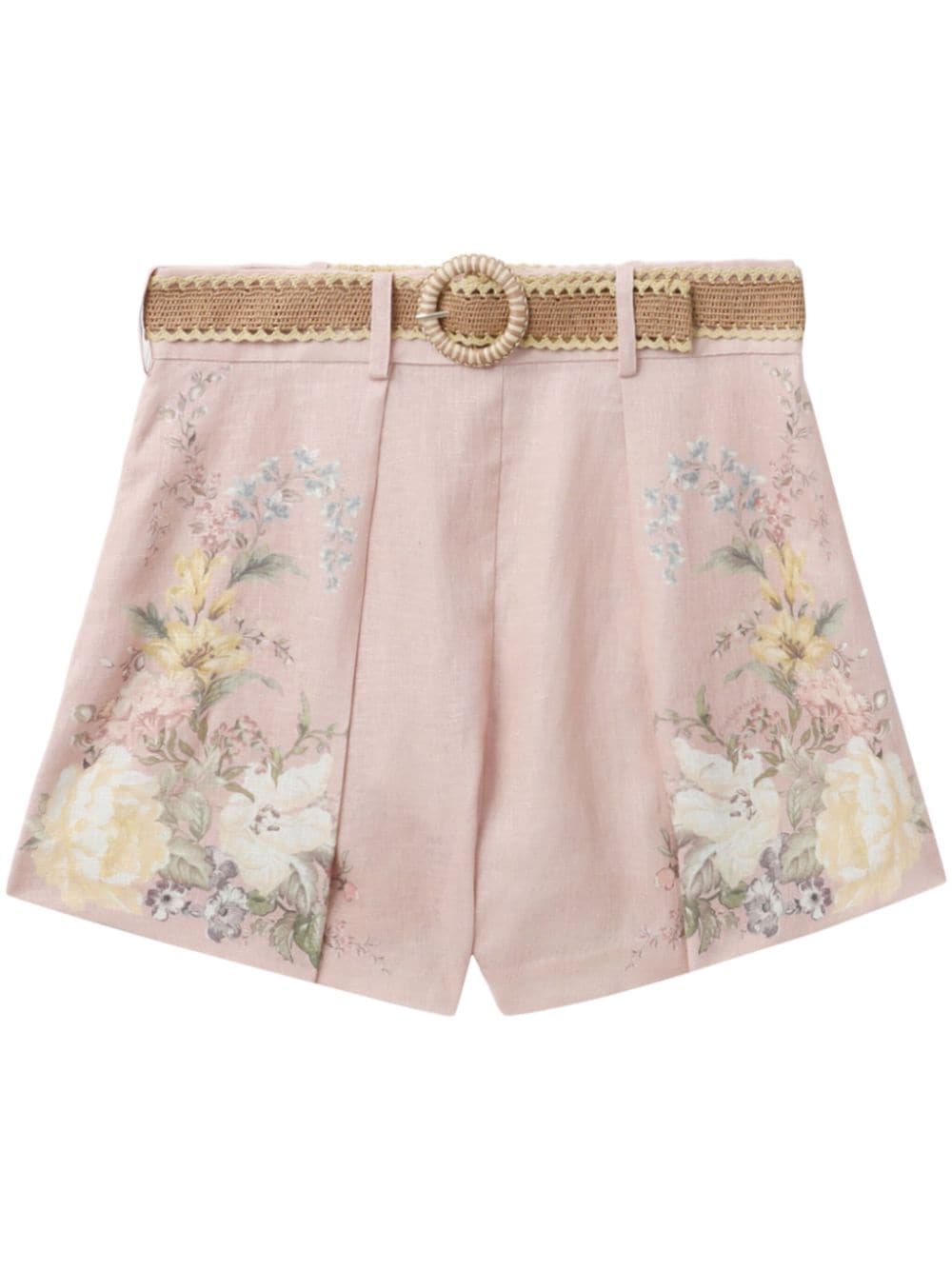 Zimmermann Shorts Pink-Short trousers-Zimmermann-00-Urbanheer