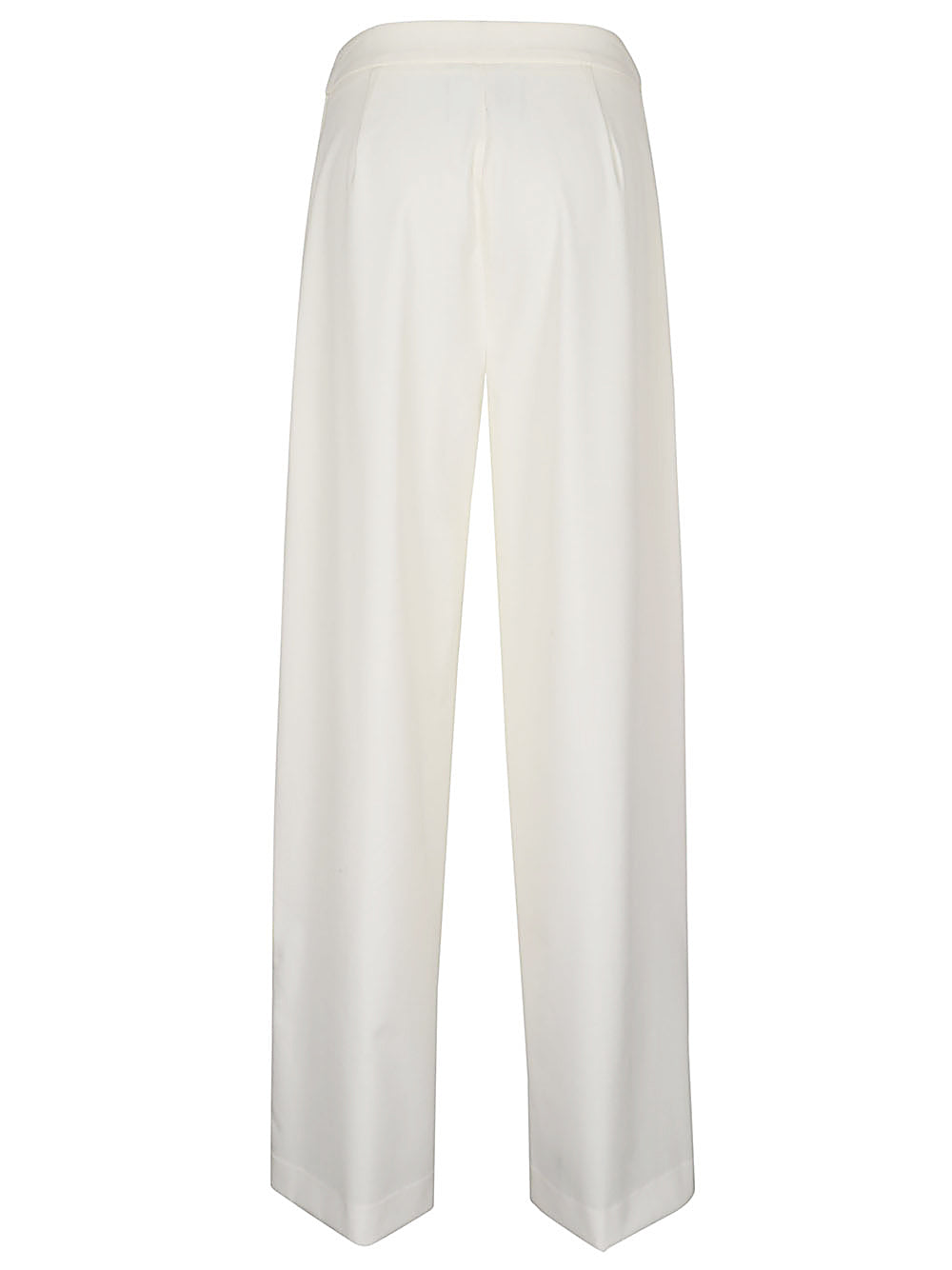 Erika Cavallini Semi-Couture Trousers White-Trousers-Erika Cavallini Semi-Couture-38-Urbanheer