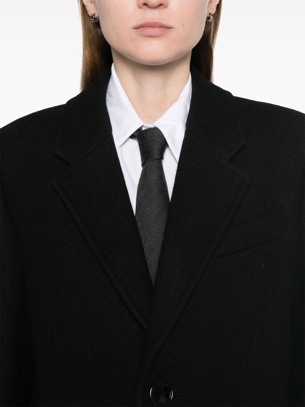 Ami Paris Coats Black-Jackets-Ami Paris-36-Urbanheer