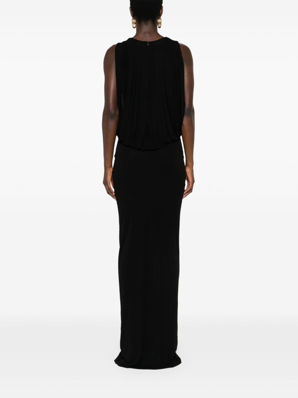 Saint Laurent draped maxi dress-Dresses-Saint Laurent-36-Urbanheer