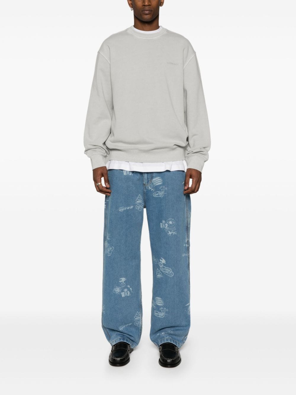 CARHARTT WIP PRE Sweaters Grey-Topwear-Carhartt Wip Pre-S-Urbanheer