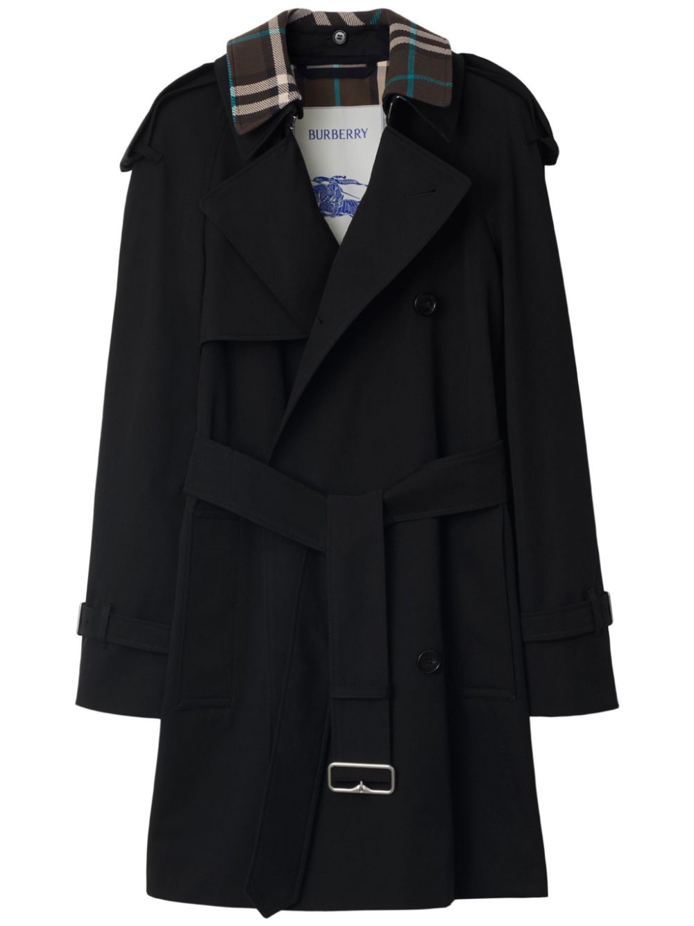 Burberry detachable-collar trench coat