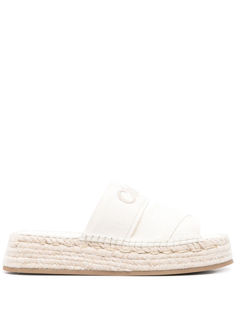 Chloè Chloé Mila espadrille slides-Sandals-Chloè-40-Urbanheer