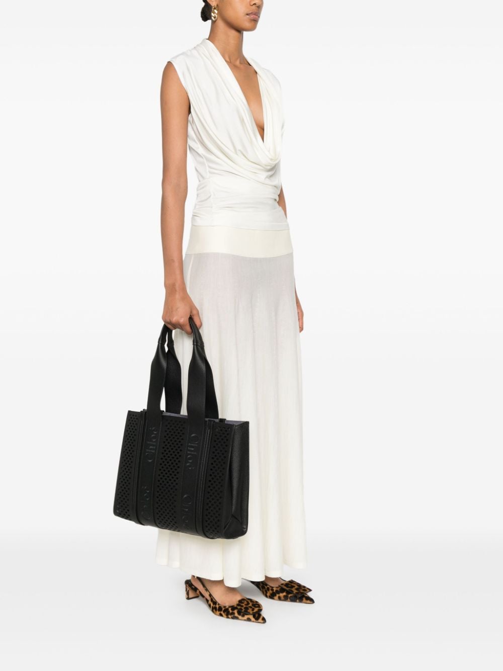 Chloè Bags.. Black-Shopper-Chloè-UNI-Urbanheer