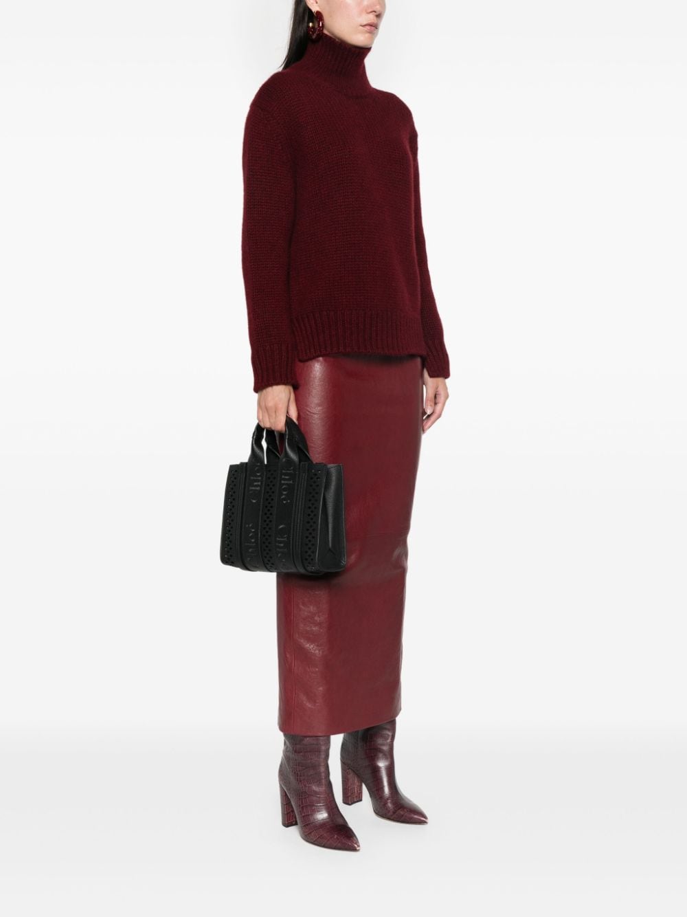 Chloè Bags.. Black-Shopper-Chloè-UNI-Urbanheer