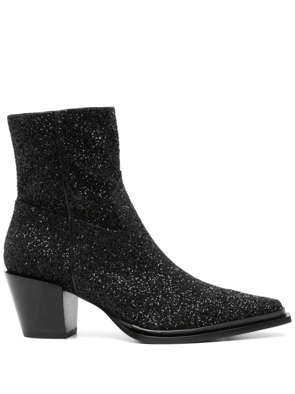 Jimmy Choo Cece Ab Glitter Ankle Boots 60mm