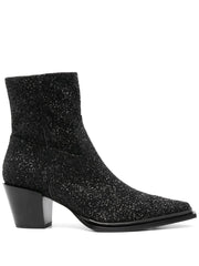 Jimmy Choo Cece Ab Glitter Ankle Boots 60mm