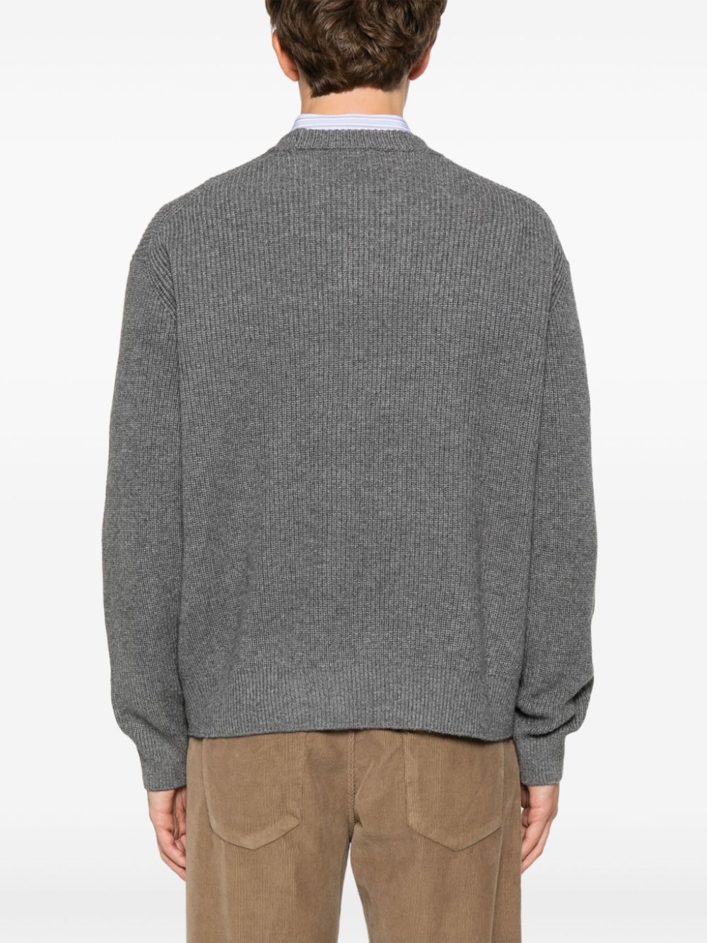 MAISON KITSUNE' Sweaters Grey-Topwear-Maison Kitsune-XL-Urbanheer