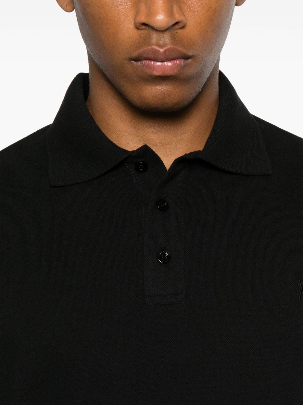 Saint Laurent Cassandre Polo Shirt-Topwear-Saint Laurent-L-Urbanheer