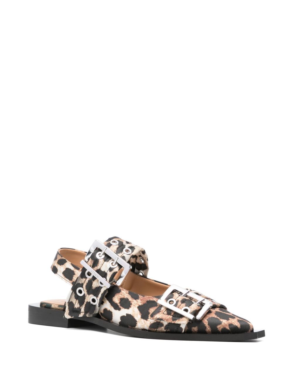 Ganni Printed Ballerinas-Flat Shoes-Ganni-36-Urbanheer