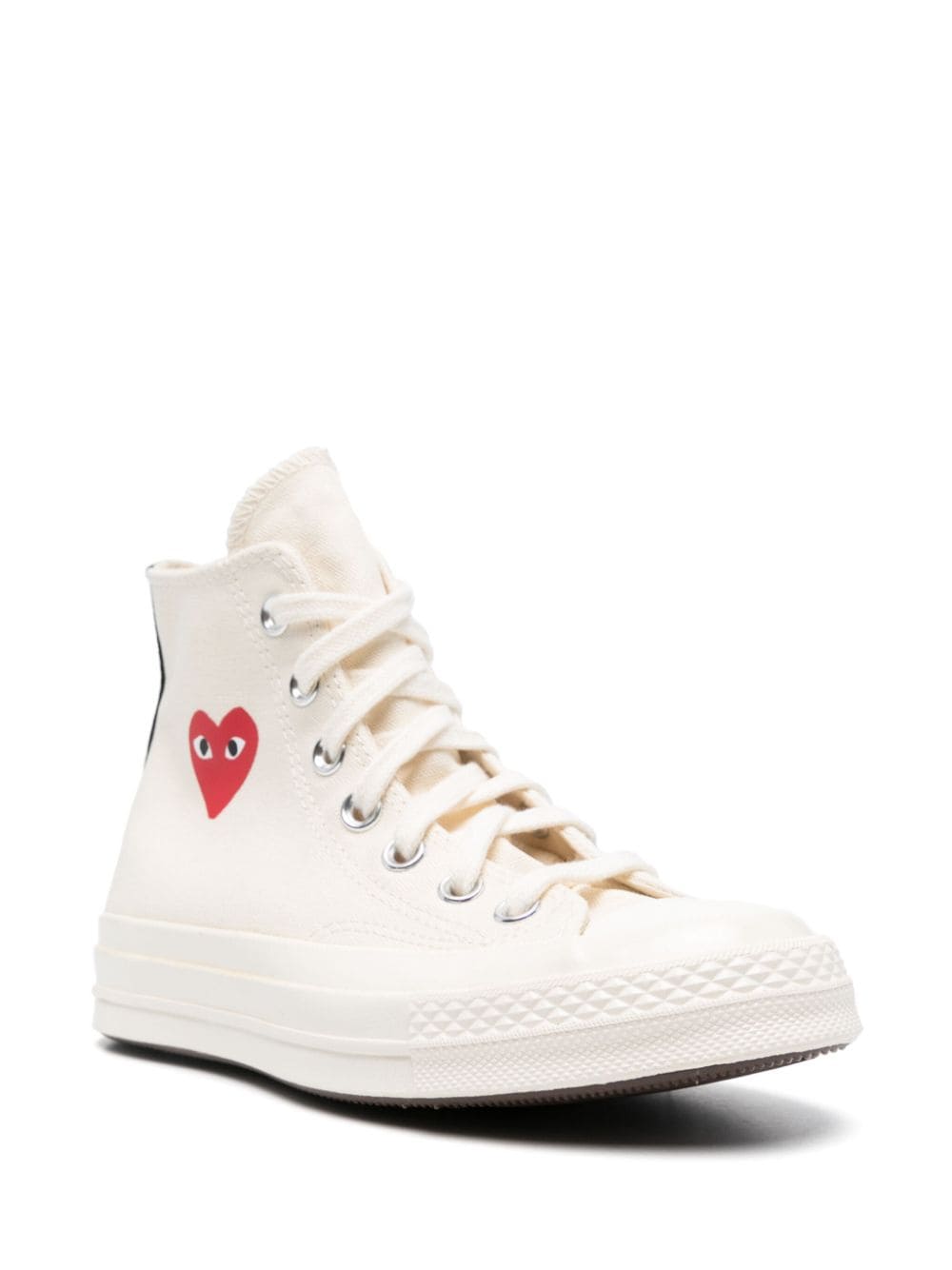 Comme Des Garcons x Converse Sneakers PLAY Chuck 70 "Cream"-Sneakers-Comme Des Garcons-3-Urbanheer