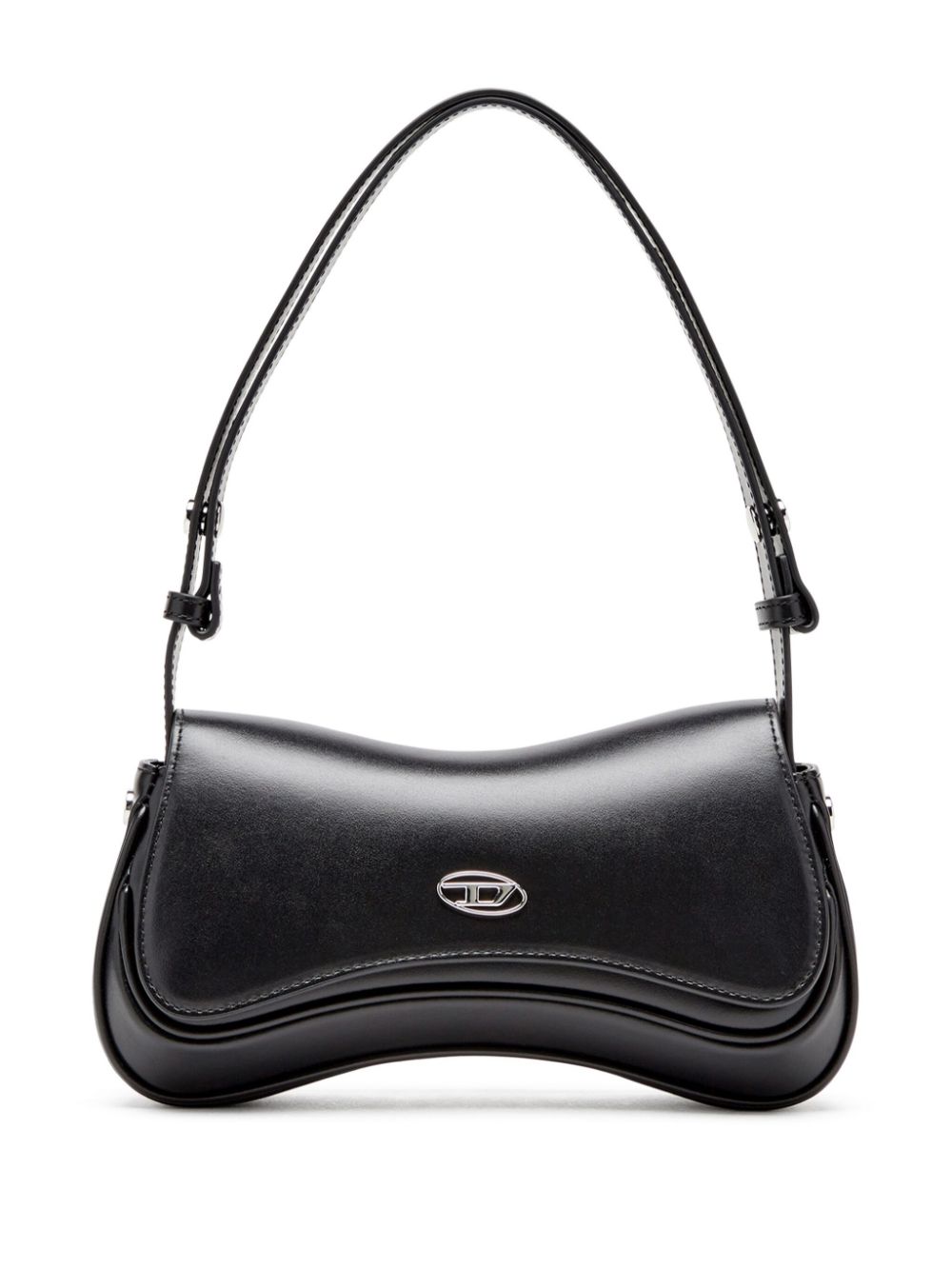 Diesel Play-Semi gloss leather shoulder bag-Clutches-Diesel-UNI-Urbanheer