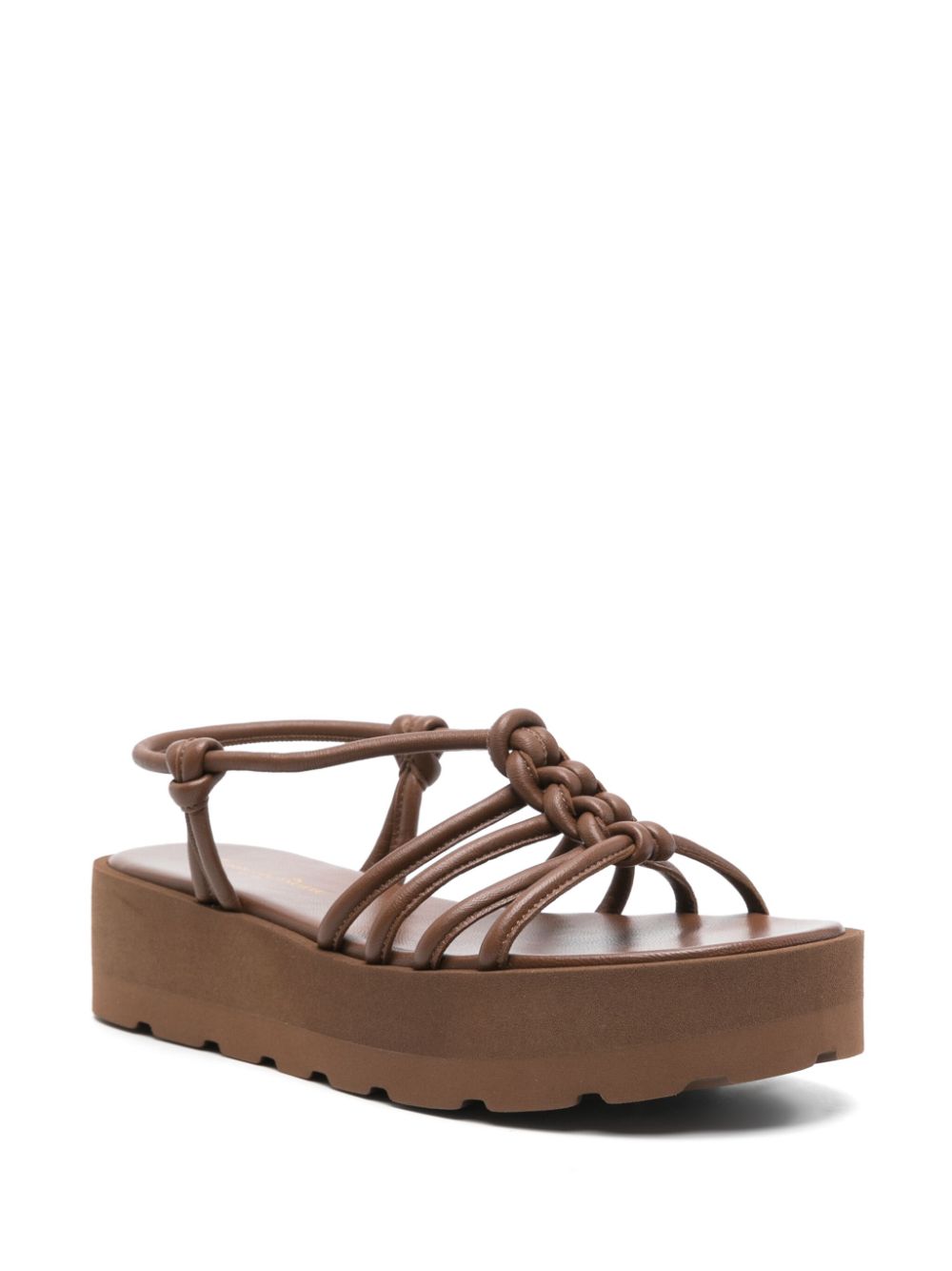Gianvito Rossi Sandals Leather Brown-Sandals-Gianvito Rossi-41-Urbanheer