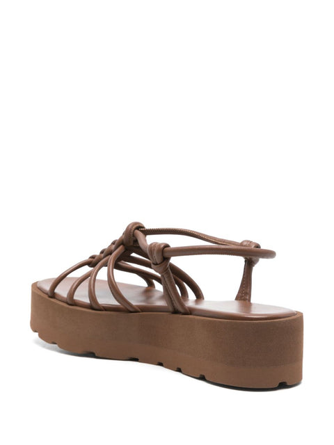 Gianvito Rossi Hebe Leather Sandals.
