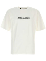 Palm Angels logo print crew neck T-shirt-Topwear-Palm Angels-L-Urbanheer