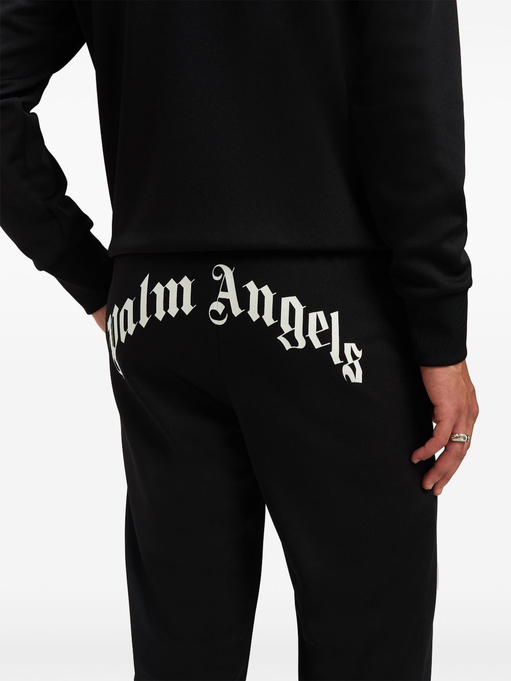 Palm Angels curved logo track pants-Trousers-Palm Angels-L-Urbanheer