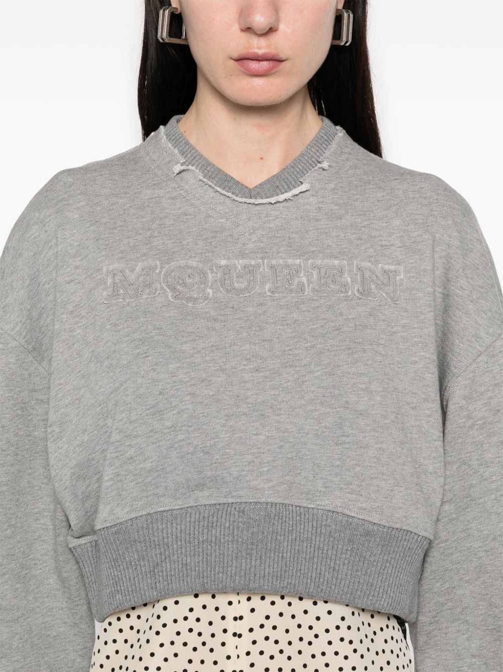 Alexander McQueen Sweaters Grey