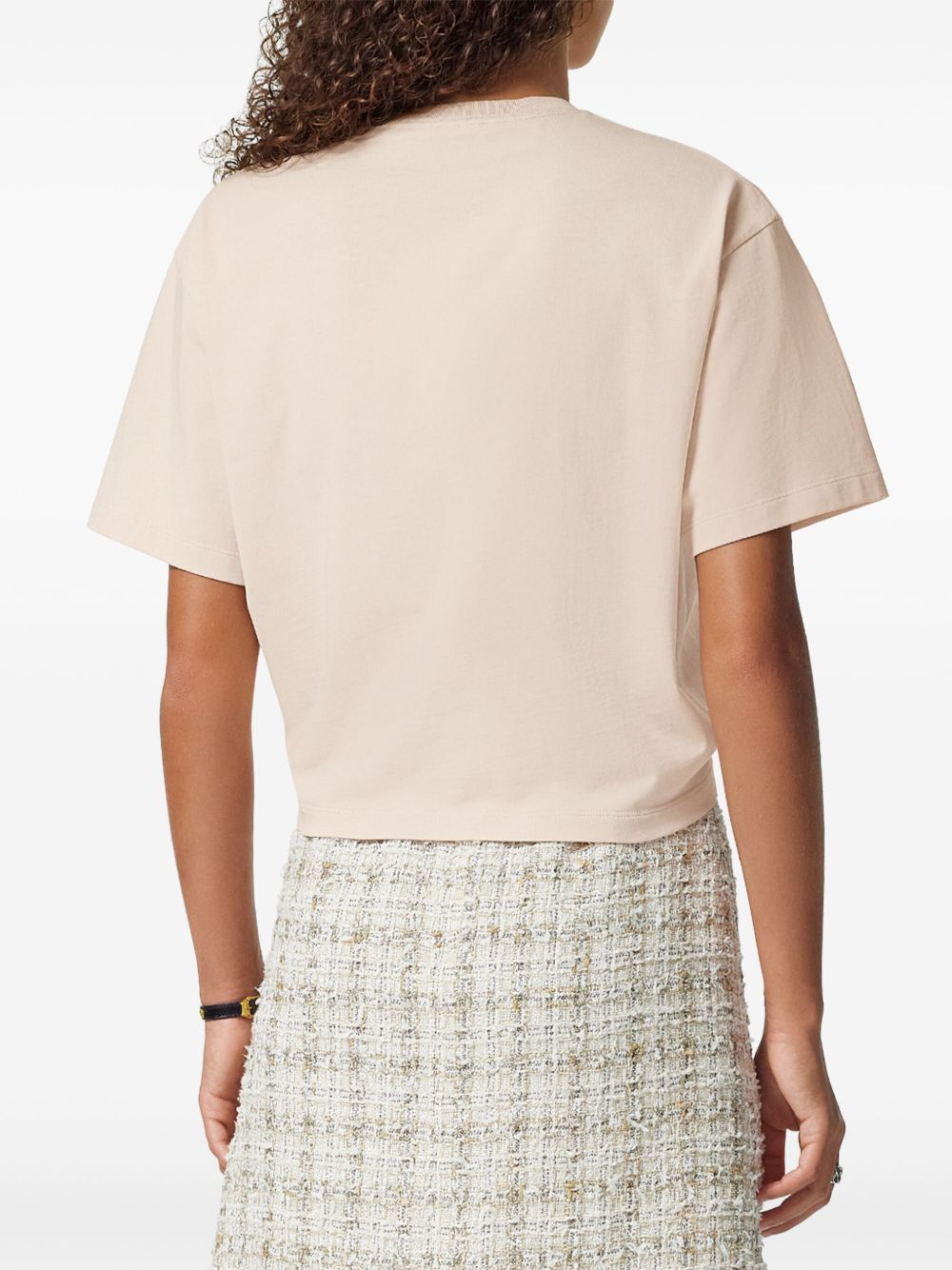 Versace 1978 Re-Edition Logo Safety Pin Short T-Shirt-Topwear-Versace-38-Urbanheer