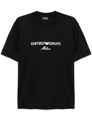 Emporio Armani ASV logo embroidery T-shirt