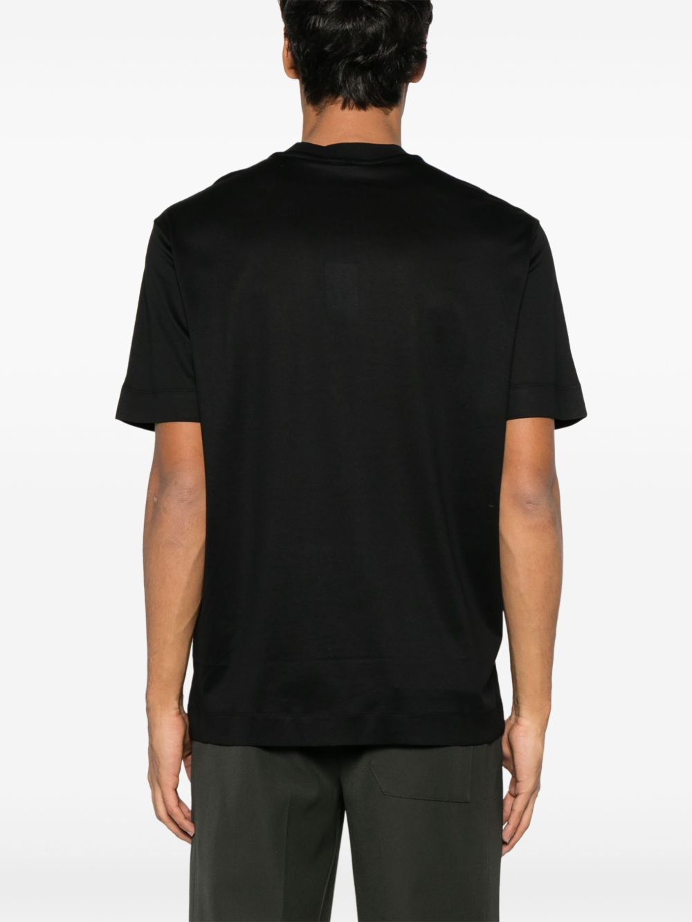 Emporio Armani ASV logo embroidery T-shirt