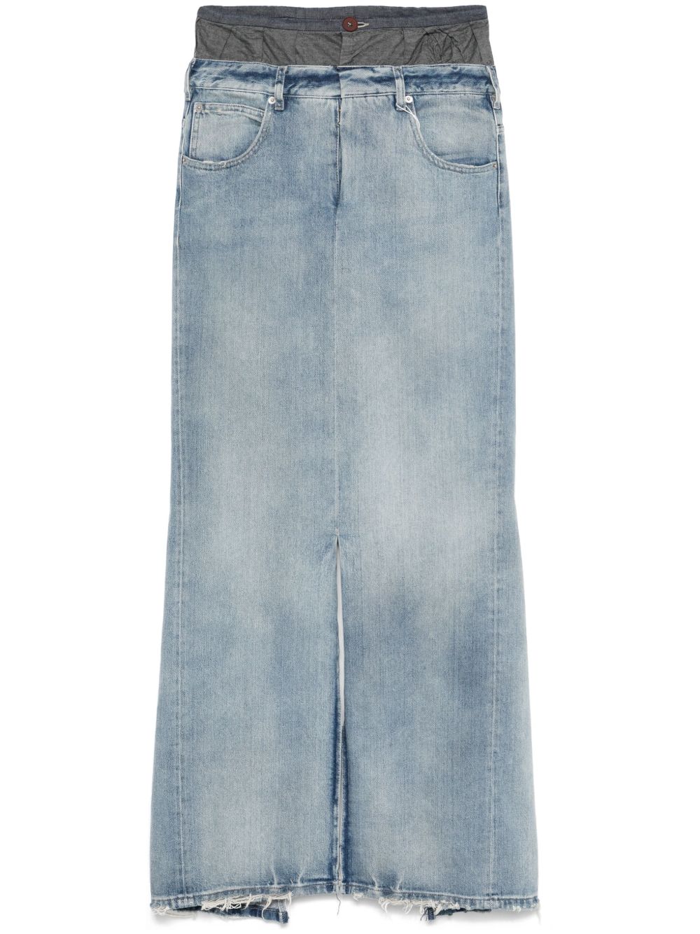 Maison Margiela Maxi denim cotton skirt-Skirts-Maison Margiela-42-Urbanheer