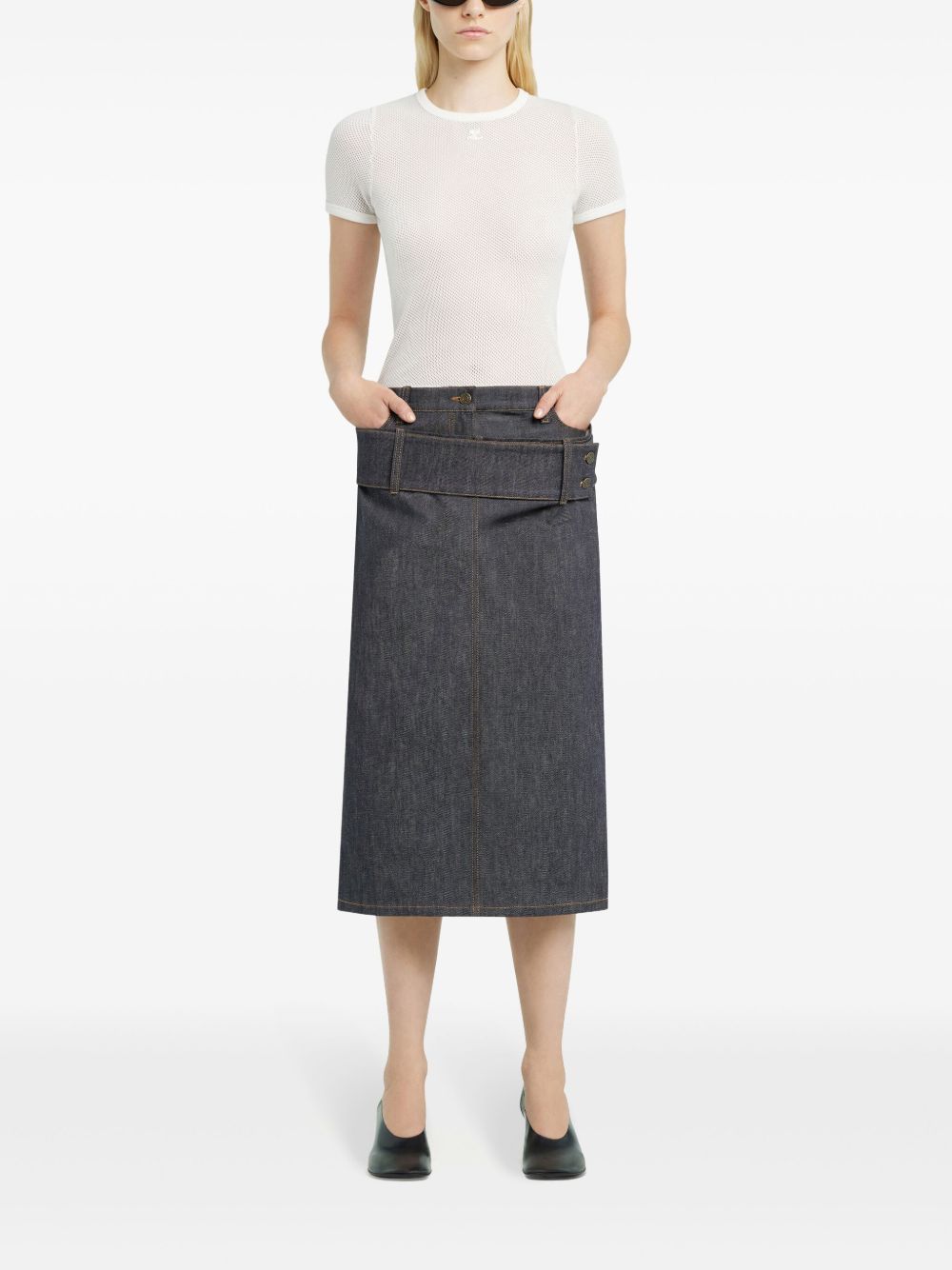 Courreges Pre Courrèges Mesh T-shirt