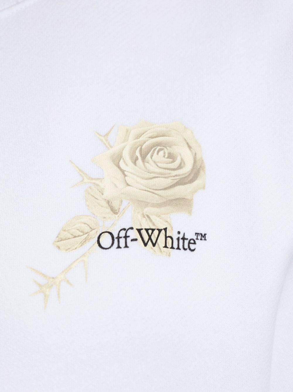 Off White logo-print cropped sweatshirt-Topwear-Off White-L-Urbanheer