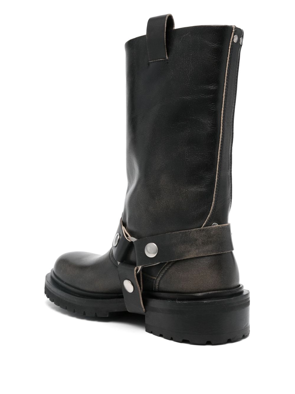 Golden Goose leather biker boots
