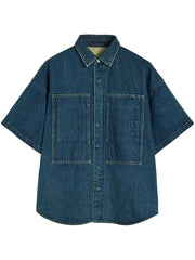 JIL SANDER PLUS Shirts Blue-Shirts-Jil Sander Plus-M-Urbanheer