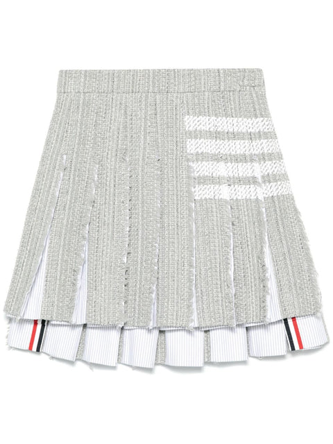 Thom Browne 4-Bar stripe 4bar cotton blend skirt