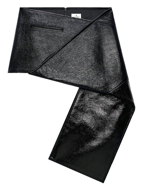 Courreges Vinyl mini skirt