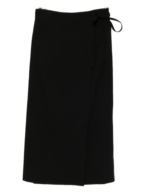 Dunst A-line shape Midi wrap skirt